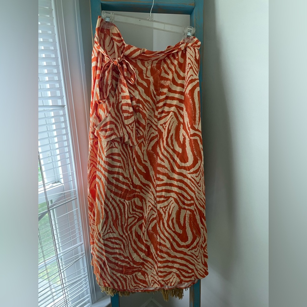 Vibrant Zebra Print Dress